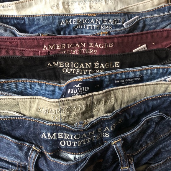 8 AMERICAN EAGLE SUPER STRETCH HIGH WAIST SHORTS BUNDLE 👖 - Picture 2 of 6